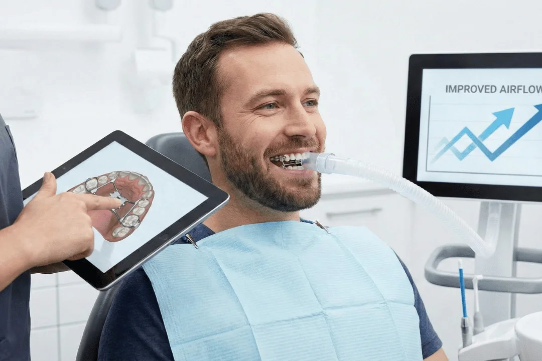 better airflow through orthodontic expansion